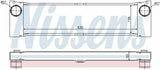 Nissens Intercooler Radiator 96729 - High Performance for Viano 2.2 CDI — Radiators & Fans