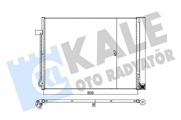 KALE AC Condenser 342495 - Compatible with BMW X5 (E70, F15-F85) and X6 (F16-F86) — Condensers & Evaporators