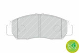 FERODO FDB1669 Front Brake Pads - Brake Pad Set for Honda Civic 2007-2011