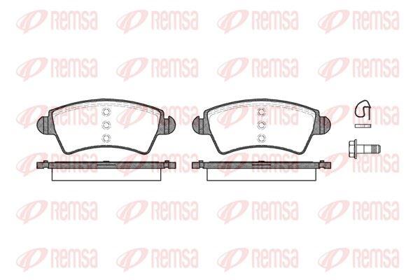 REMSA 0726.10 Brake Pad 206 2A C Sw CC 09 98-04 06 — Brake Pads