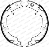 FERODO FSB4059 Handbrake Shoes - Chrysler Lancer ASX Outlander — Brake Cables & Hardware