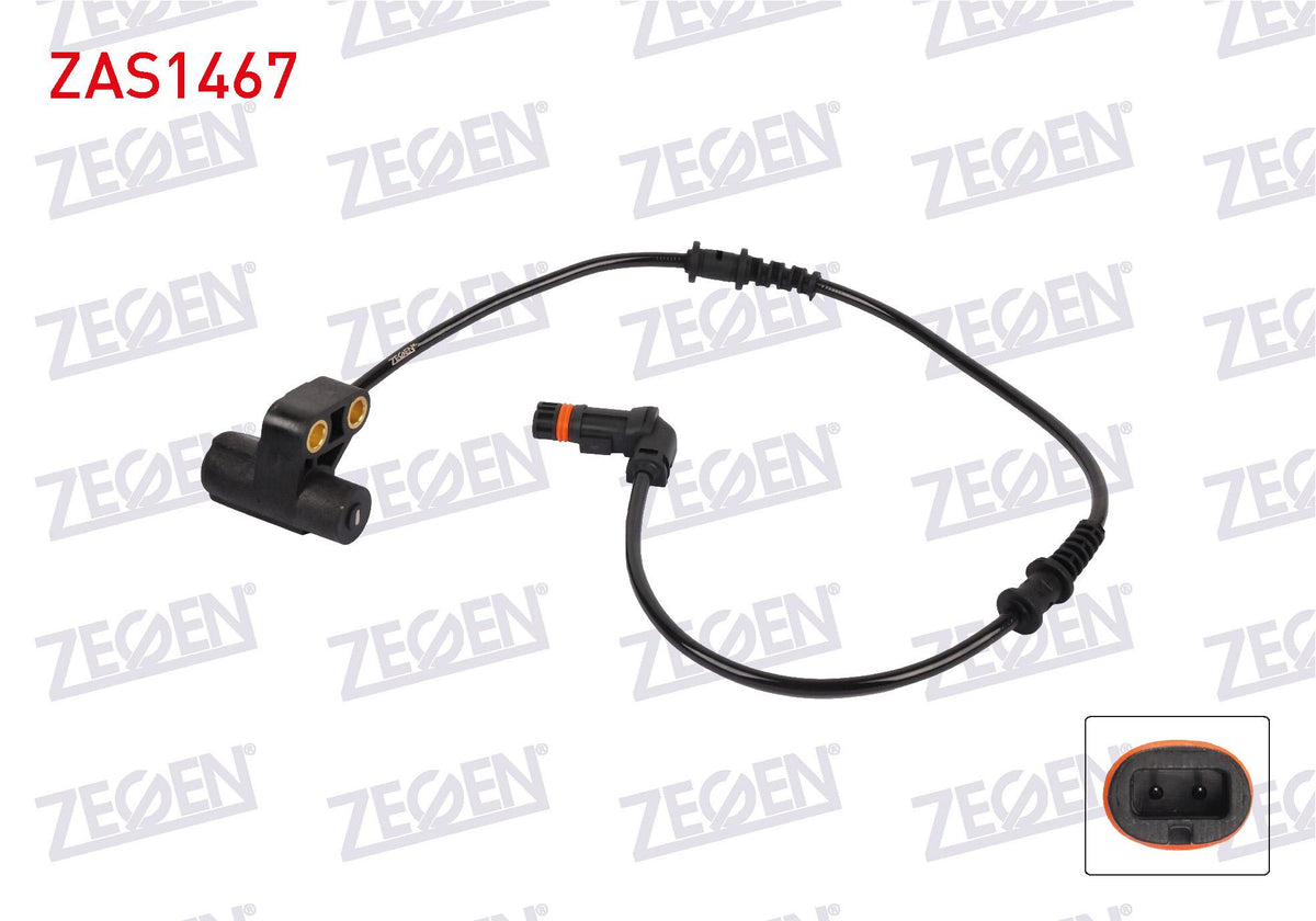 Zegen ZAS1467 ABS Sensor Front Right Mercedes A Series (W168) 97-04 / Vaneo (W414) 02-05 — Brake Sensors & ABS