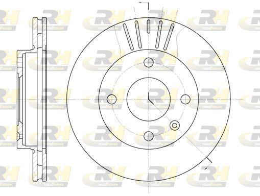 ROADHOUSE 6096.10 Brake Disc Escort 91 Express Avl 07 90-12 9 — Brake Rotors & Drums