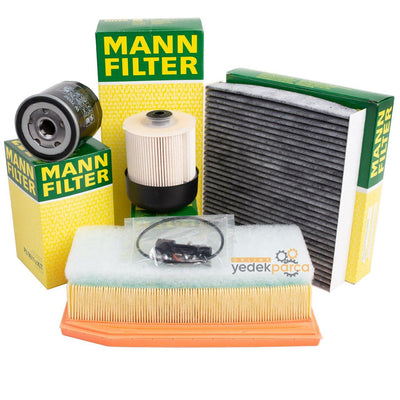 Mann Renault Clio IV 1.5 dCi Periodic Oil Service Filter Set — Maintenance & Service Kits