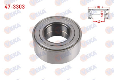 Veka 47-3303 Front Wheel Bearing Left-Right ABS Okuyuculu 42X82x36 Partner 2008-/ 207 2006-2012 / 208 2012-/ — Wheel Bearings