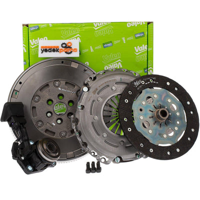 Valeo 837459 Citroen C4 Picasso 1.6 HDi Diesel (Semi Automatic) Flywheel Pressure Plate Brake Pad Ball Bearing Clutch Kit Genuine