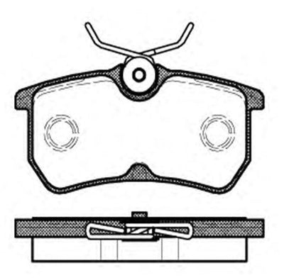 MGA 55250 Rear Brake Disc Brake Pad (Ford: Focus 98 -) — Brake Pads