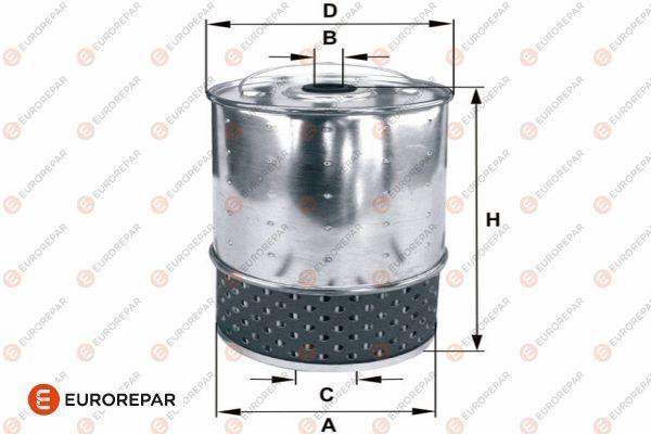 Eurorepar 1682285180 Oil Filter Mercedes 190D W124/201 M601-603 83-85