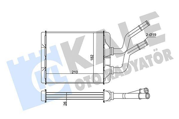 Kale 346520 Heater Radiator - Compact Design — Radiators & Fans