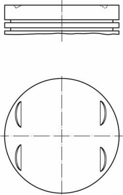 MAHLE Piston Ring Std 84.00 mm for BMW M54 3.0 — Pistons & Rotating