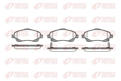 REMSA 1046.02 Brake Pad Avensis Berlina Sedan Wagon T25 0 — Brake Pads