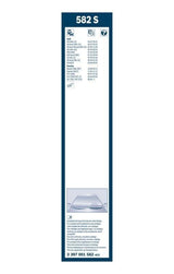 BOSCH 3397001582 Windshield Wiper Blade Set - 55cm & 53cm for A6/A8 — Wipers