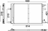 MAHLE AC637000P - Automotive Air Conditioning Condenser for Astra J, Cruze + OS — Condensers & Evaporators