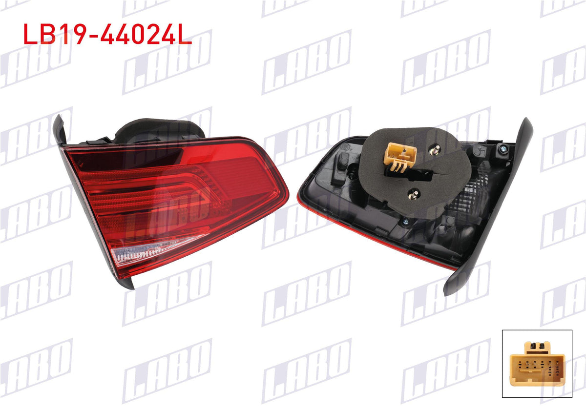LABO LB19-44024L Tail Lamp Inner Left Volkswagen Passat B8 (3G2, Cb2) 2014-2019 — Tail, Signal & Reflectors