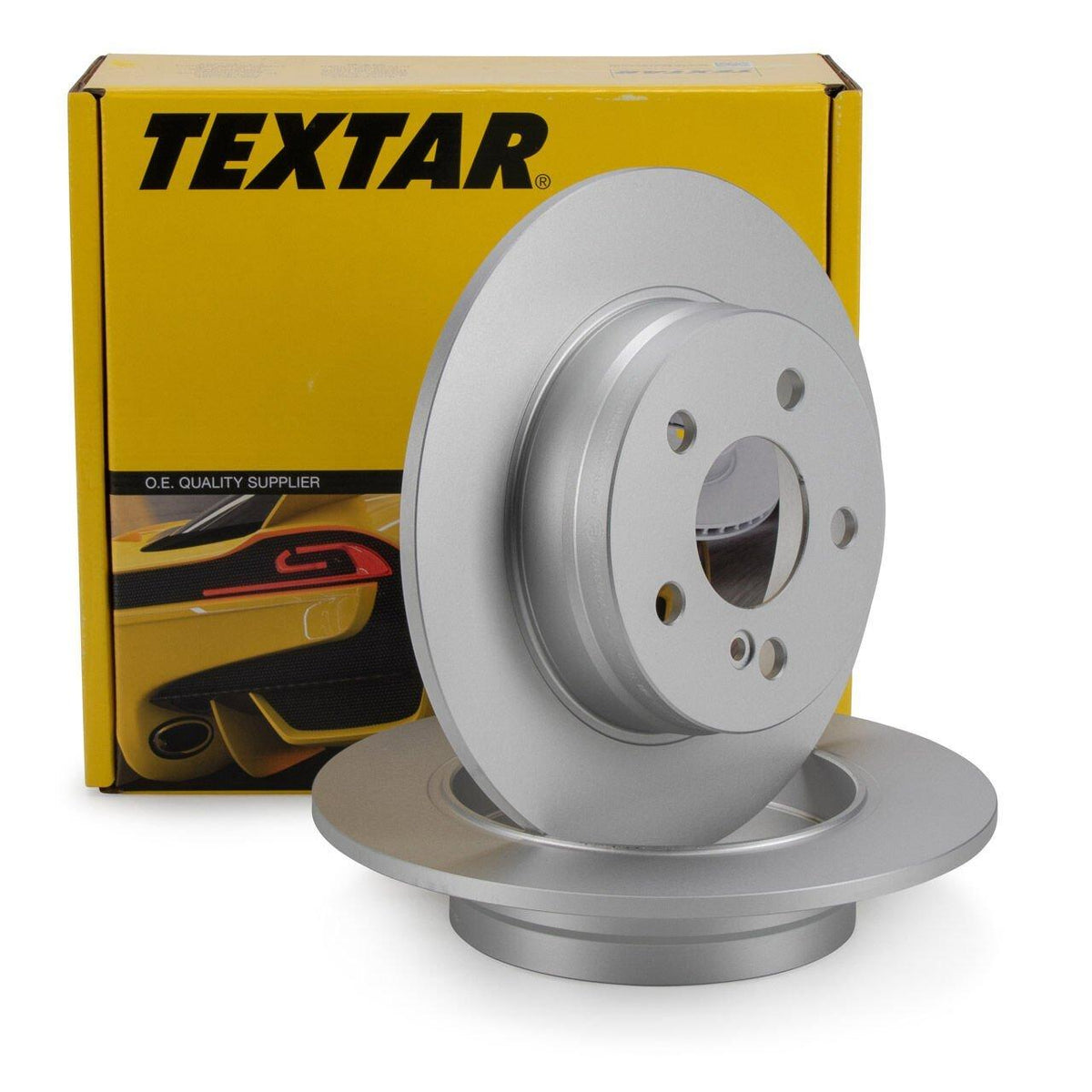 TEXTAR Brake Disc Set for Mercedes W204 C180 - Rear Brake Discs for C200/C220 CDI — Brake Rotors & Drums