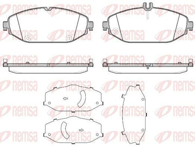 REMSA 1618.00 Brake Pad — Brake Pads