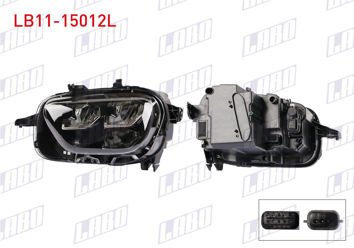 LABO LB11-15012L Headlight Left LED Citroen C3 2020 — Headlights