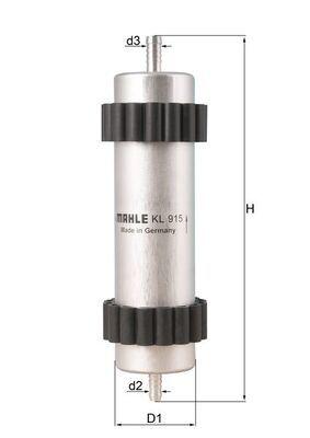 Mahle KL915 Diesel Filter A4-A5-Q5 2.0 TDI-2,7 TDI-3,0 TDI 08- Q7 3.0 TDI 4.2 TDI — Fuel Delivery