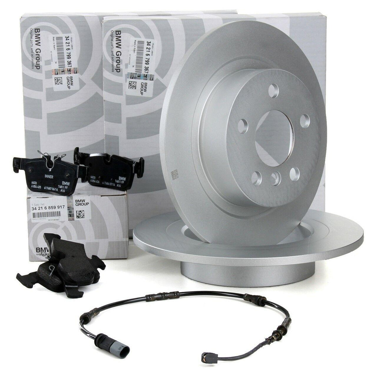 Bmw X1 Series F48 Body 16d Rear Brake Disc Ve Brake Pad Set Genuine — Auto Parts Hall, Brake Pads