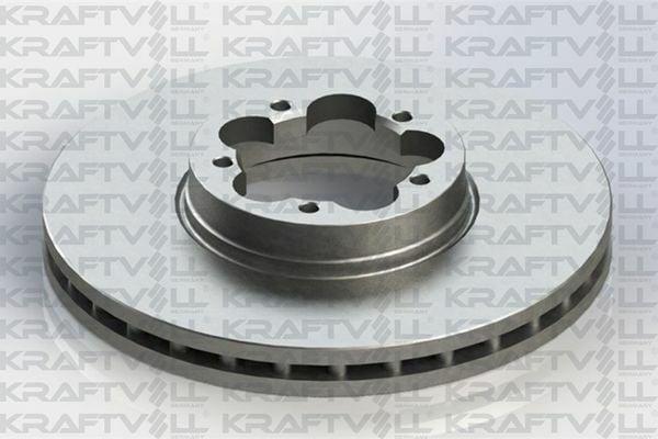 KRAFTVOLL Front Brake Disc 07040156 - Ventilated Design for Transit V363 Models — Brake Rotors & Drums