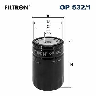 FILTRON OP532-1 Oil Filter - Compatible with Escort, Focus and 2 more models — Oil Filters