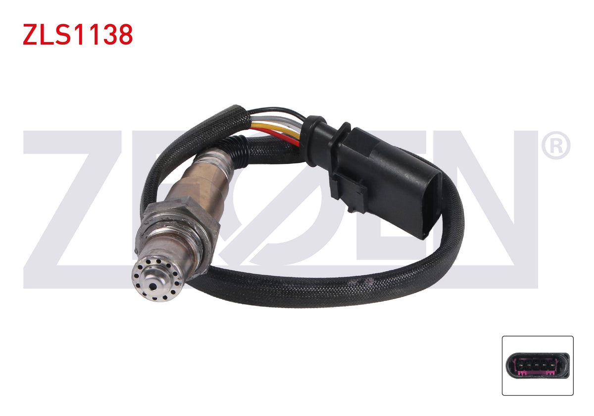 Zegen ZLS1138 Lambda (Oxygen) Sensor 410 mm Audi A4 1.8 TFSI-2.0 TFSI (Cjeb-Cyrc) 2007-2015 / A4 2.0 TFSI — Oxygen & Air-Fuel