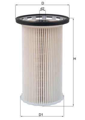 Mahle KX386 VW Golf VII Passat Polo Tiguan Audi A3 Seat Leon Skoda Octavia Superb 1.6-2.0 TDI Fuel Filter 12- — Fuel Delivery