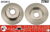 TRW DF2813 Brake Disc Rear for W203 02-07, CL203 02-08 and 3 more models — Brake Rotors & Drums