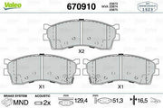 valeobrakepadsfrontset, valeobrakepadsinstallation, valeobrakepadsfeatures Valeo 670910 Brake Pads - Front Brake Set for 01-05 Shuma 1.6 + ABS | Precision Fit Valeo 670910 Brake Pads for 01-05 Shuma with ABS valeobrakepads, frontbrakeset, shuma, valeo, carparts, automotive, braking, mechanics, carowners, ai-generated