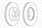 FERODO DDF767 Disc Brake Rotor — Brake Rotors & Drums