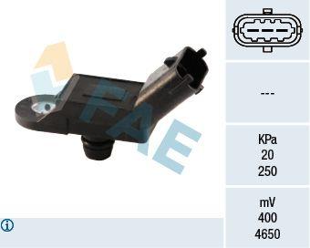 FAE 15019 Intake Manifold Pressure Sensor Astra.H-Corsa.C-Doblo-Albea-Fiorino 1.3D *Z13dt*