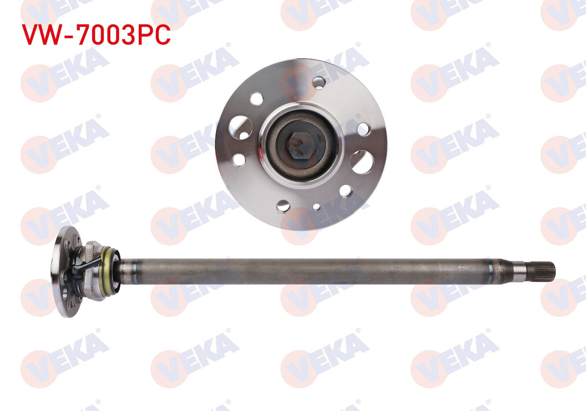 Veka VW-7003PC Axle Shaft Rear Right with Wheel Hub (with Bolts) Thick 29X30 Length 938mm Volkswagen Crafter 2.5 TDI 2006-2016 / Mercedes Sprinter 2006