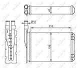 NRF 507339 Copper Tubed Radiator - Heating Systems — Radiators & Fans