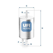 ufi-fuel-filter-audi, ufi-fuel-filter-technical-specs UFI Fuel Filter 31.831.00 for Audi A4, A6, A8 - Compatible with 2.0 TFSI, 3.2 FSI Models | OE Replacement UFI Fuel Filter for Audi A4, A6, A8 ufi-fuel-filter, audi-parts, fuel-filter, car-maintenance, mechanics-tools, engine-parts, car-owners, automotive, oe-replacement, ai-generated