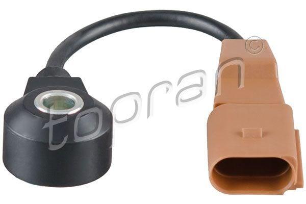 topran cable vibration sensor for vw, brown cable operated vibration sensor, 3-pole vibration sensor connector TOPRAN Cable Vibration Sensor - Brown for VW Vehicles | 3-Pole Connector TOPRAN Cable Vibration Sensor for VW - Brown topran, vibration-sensor, cable-sensor, vw-replacement, car-parts, car-owners, mechanics, ai-generated, automotive-sensor, brown-sensor