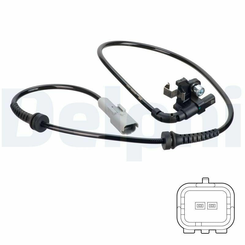 Delphi ABS Speed Sensor SS20694 - Compatible with Peugeot 307 & 308 — Vehicle Sensors & Switches