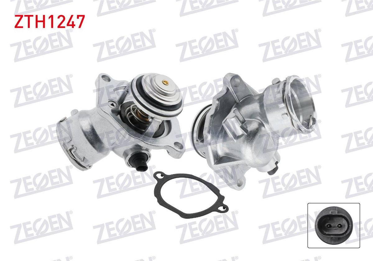 Zegen ZTH1247 Thermostat Complete with Switch 100 Derece Mercedes S Series (W221) S 350 05-13 / C S — Water Pump & Thermostat