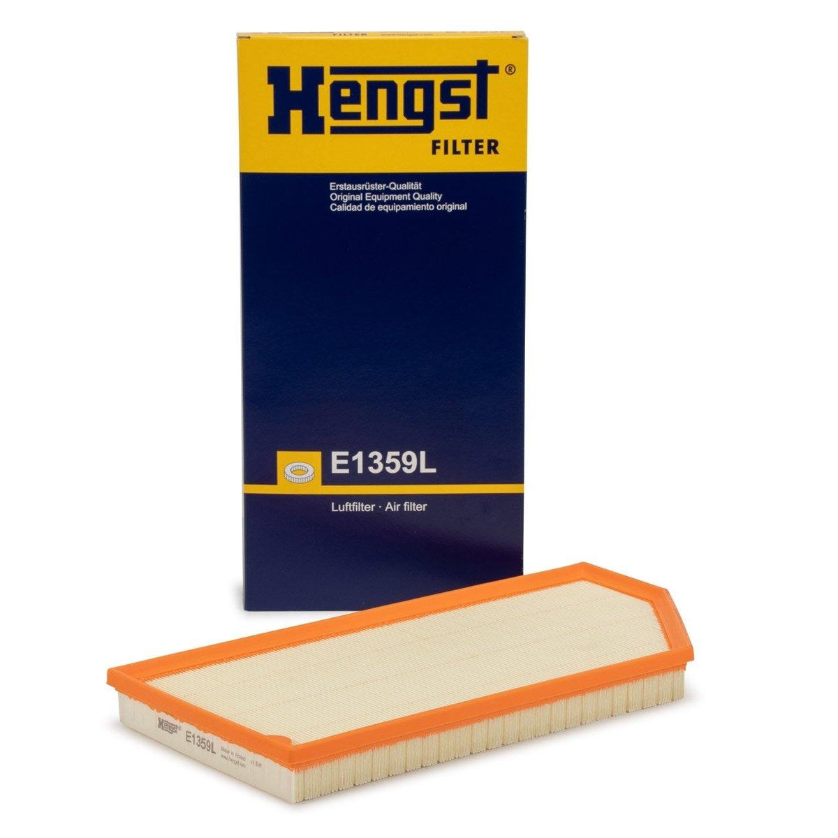 Hengst E1359L Mercedes W213 Body E220 d Air Filter W213/222/238/257 M654/M656 — Air & Cabin Filters