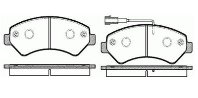 MGA 55123 Brake Pad Front Wva 29466 (Fiat: Ducato III 06 >) — Brake Pads
