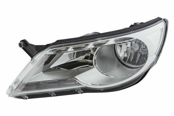 HELLA Headlight 1ED247038-211 - Left Side for 2009-2012 Tiguan — Headlights