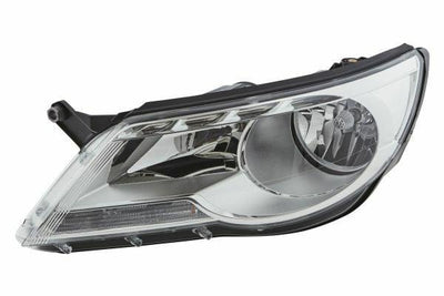 HELLA Headlight 1ED247038-211 - Left Side for 2009-2012 Tiguan — Headlights