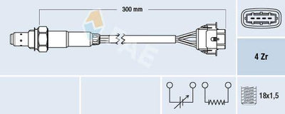 FAE 77246 Lambda Sensor Astra G Vectra B 1.8 16V Z18xe