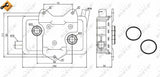NRF 31180 Oil Radiator for M.Benz M601-602 Spr-Vito — Radiators & Fans