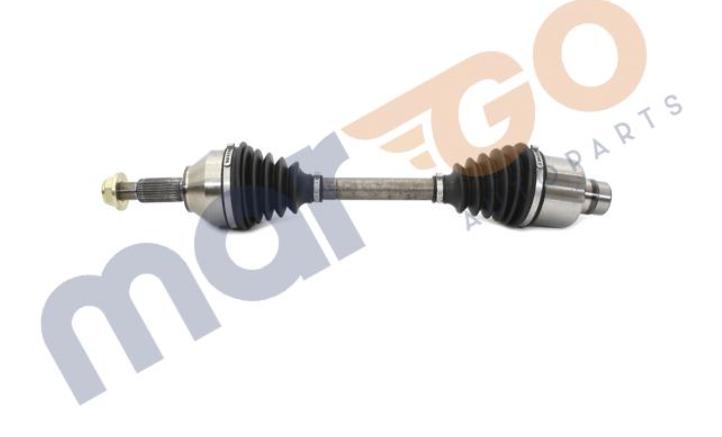 Margo 2350047 Axle Complete: Front Right (Manual Transmission.) — Axles, CV Joints & Boots