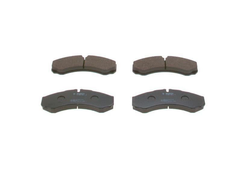 BOSCH Brake Pad Set 0986424833 - Low-Metallic, ECE-R90 Certified — Brake Pads