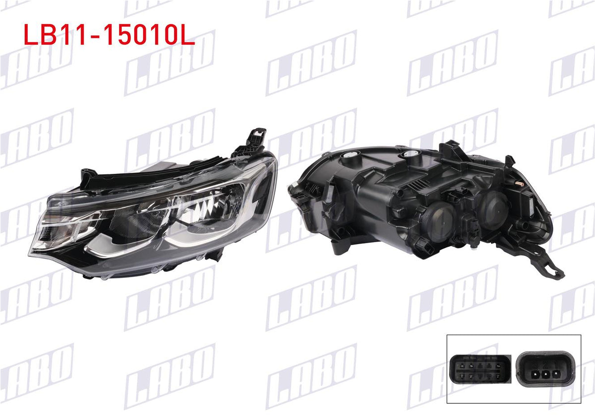 LABO LB11-15010L Headlight Left Citroen Elysee 2017 — Headlights