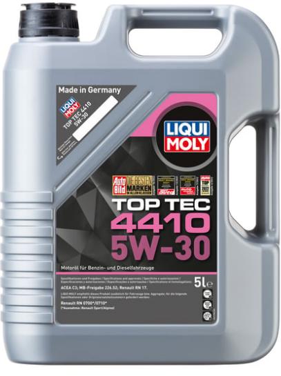 Liqui Moly 21404 Motor Oil Top Tec 4410 5W 30 5 Litre — Fluids & Chemicals