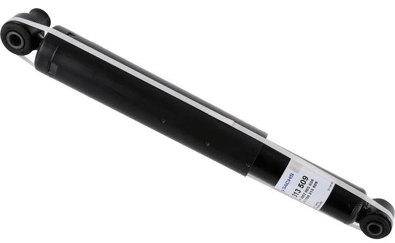 sachs rear shock absorber for ford transit, sachs 313509 shock absorber close up, gas charged shock absorber SACHS Rear Shock Absorber 2007-2015 Ford Transit - Gas Charged, Twin Tube | For Cars and Mechanics SACHS Rear Shock Absorber 2007-2015 Ford Transit sachs, rear-shock-absorber, ford-transit, 2007-2015, car-repair, mechanics, suspension-parts, auto-parts, shock-absorbers, ai-generated