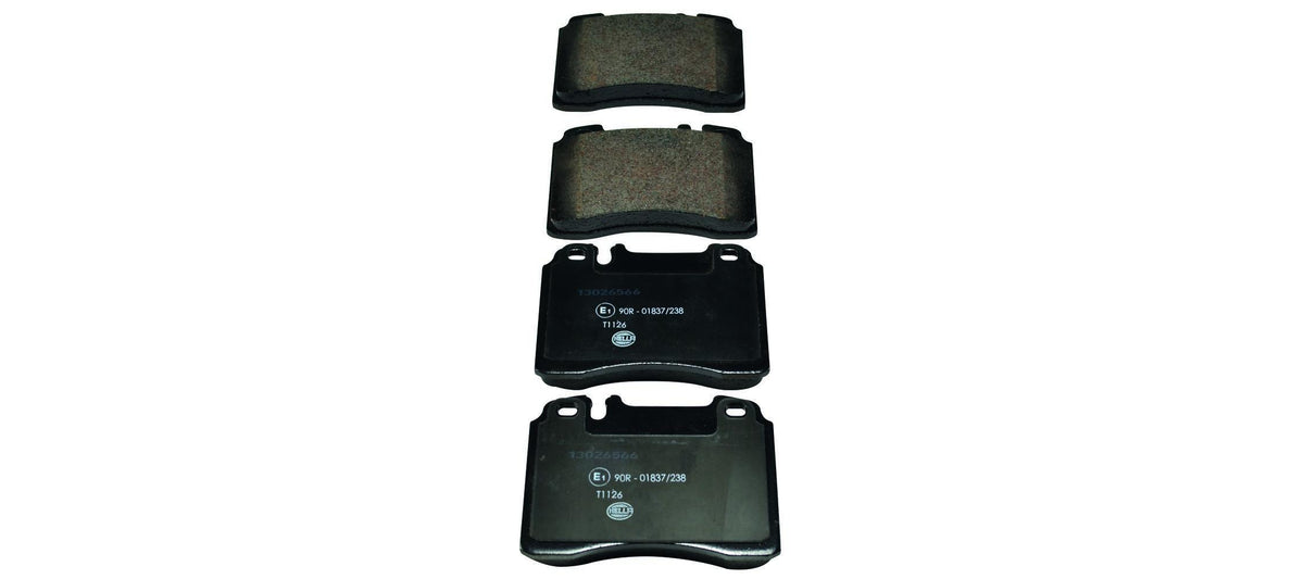 Hella 8DB355008-181 Brake Pad Front E-Class W124 93 > 95 S124 93 > 96 C124 93 > 97 A124 94 > 98 — Brake Pads