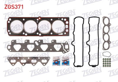 Zegen ZGS371 Upper Set Gasket + Skc Opel Astra F-Vectra B 1.6 16V X16xel Victor Reinz with Seal — Gaskets & Seals